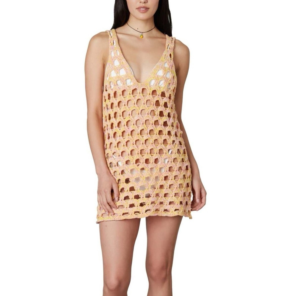 NIA Crochet Mini Dress w/ Slip - Picture 6 of 8